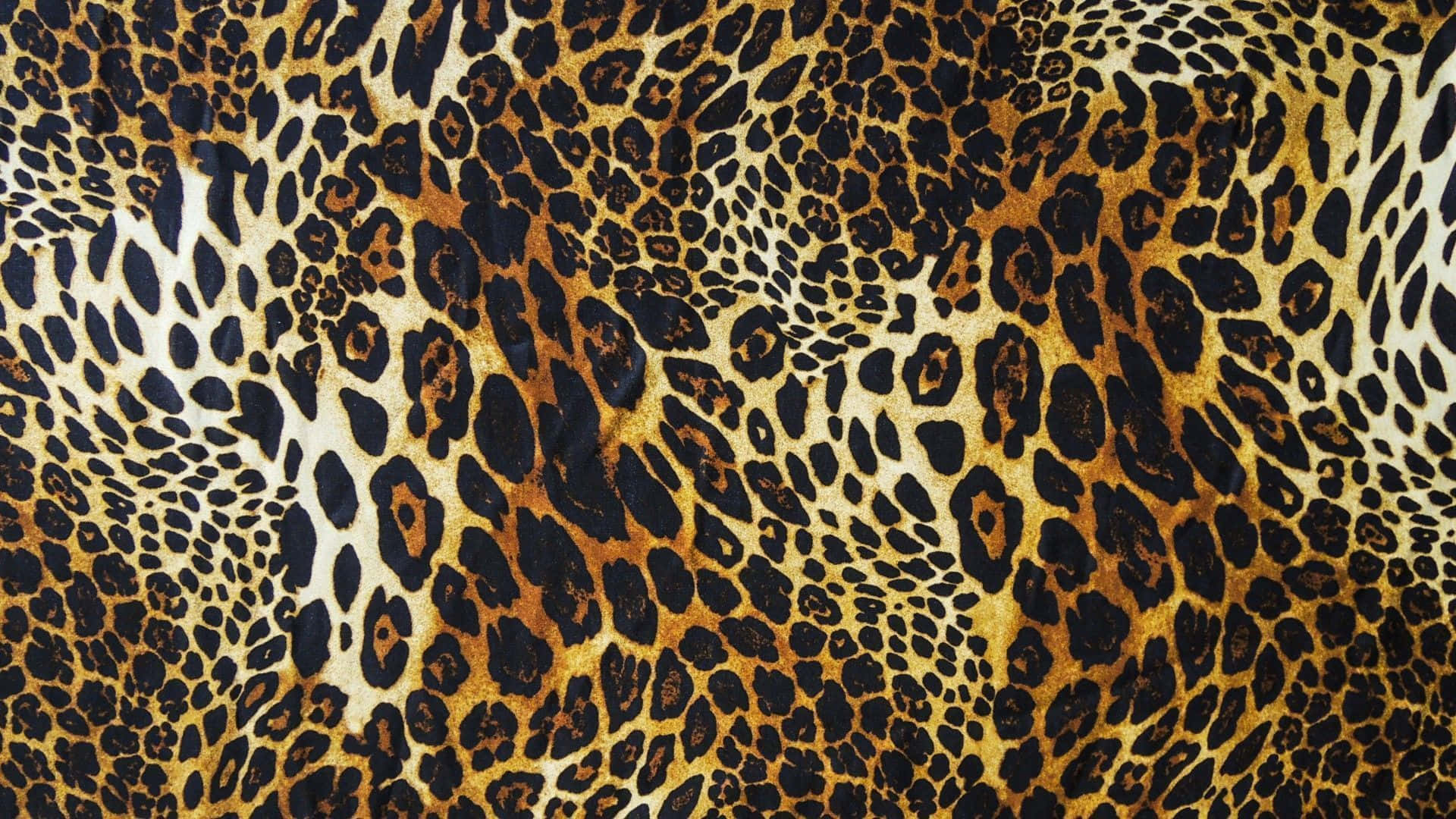 A Leopard Print Fabric With Black And Brown Spots Background