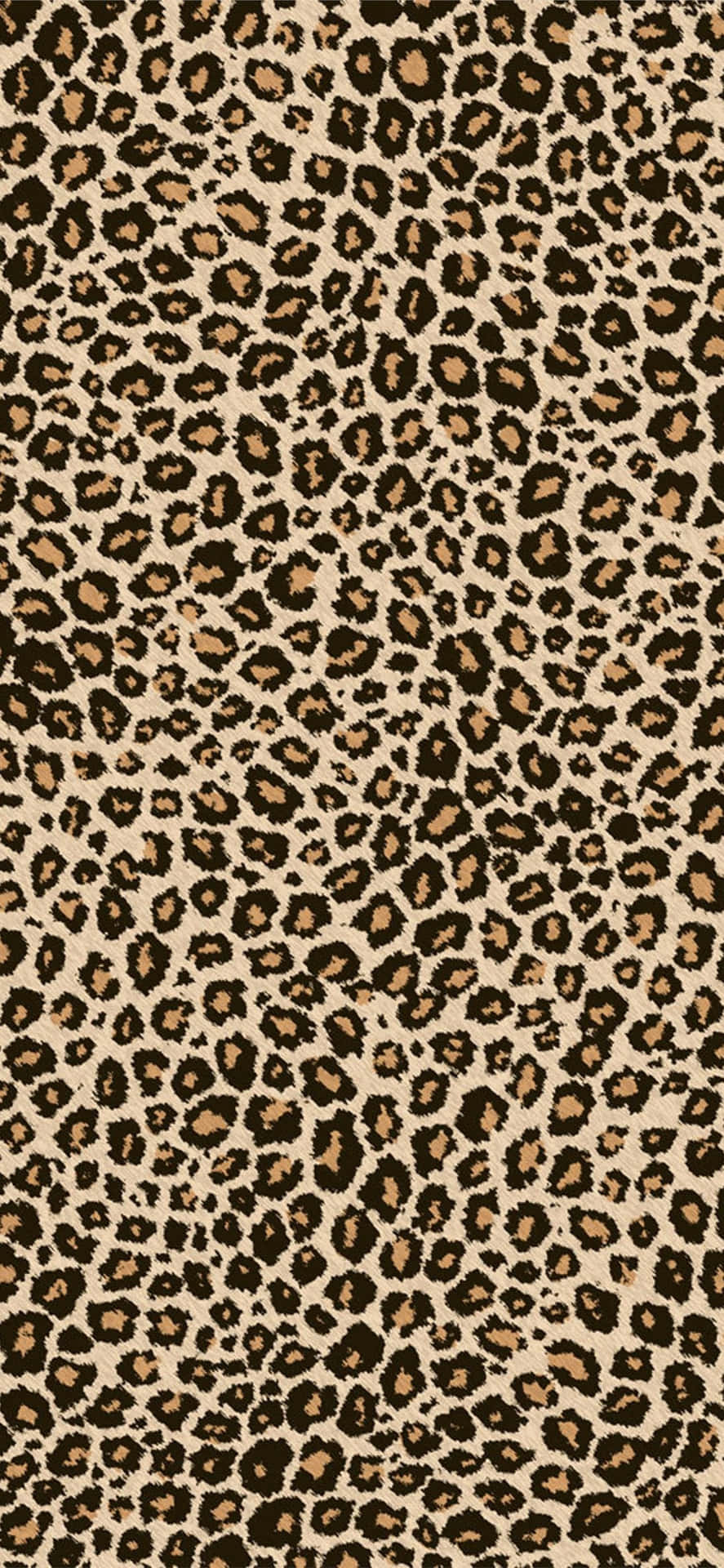 A Leopard Print Fabric With Black And Brown Spots Background