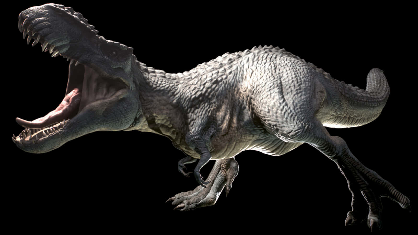 A Life-like, Realistic Dinosaur Takes Over The Earth Background