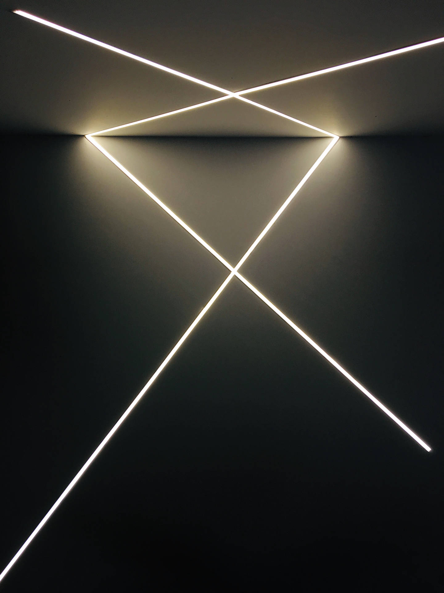 A Light Wall With Two Lines Of Light Background