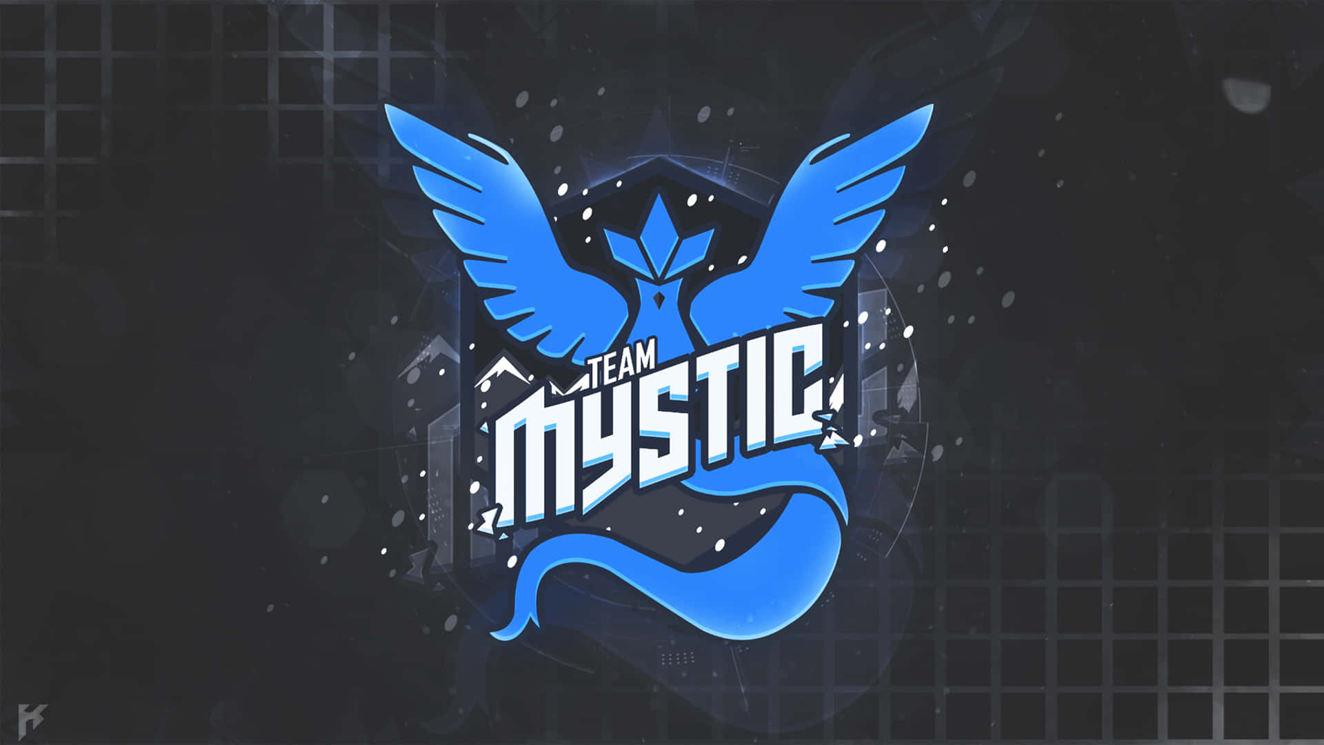 A Logo For Mystic Esports Background
