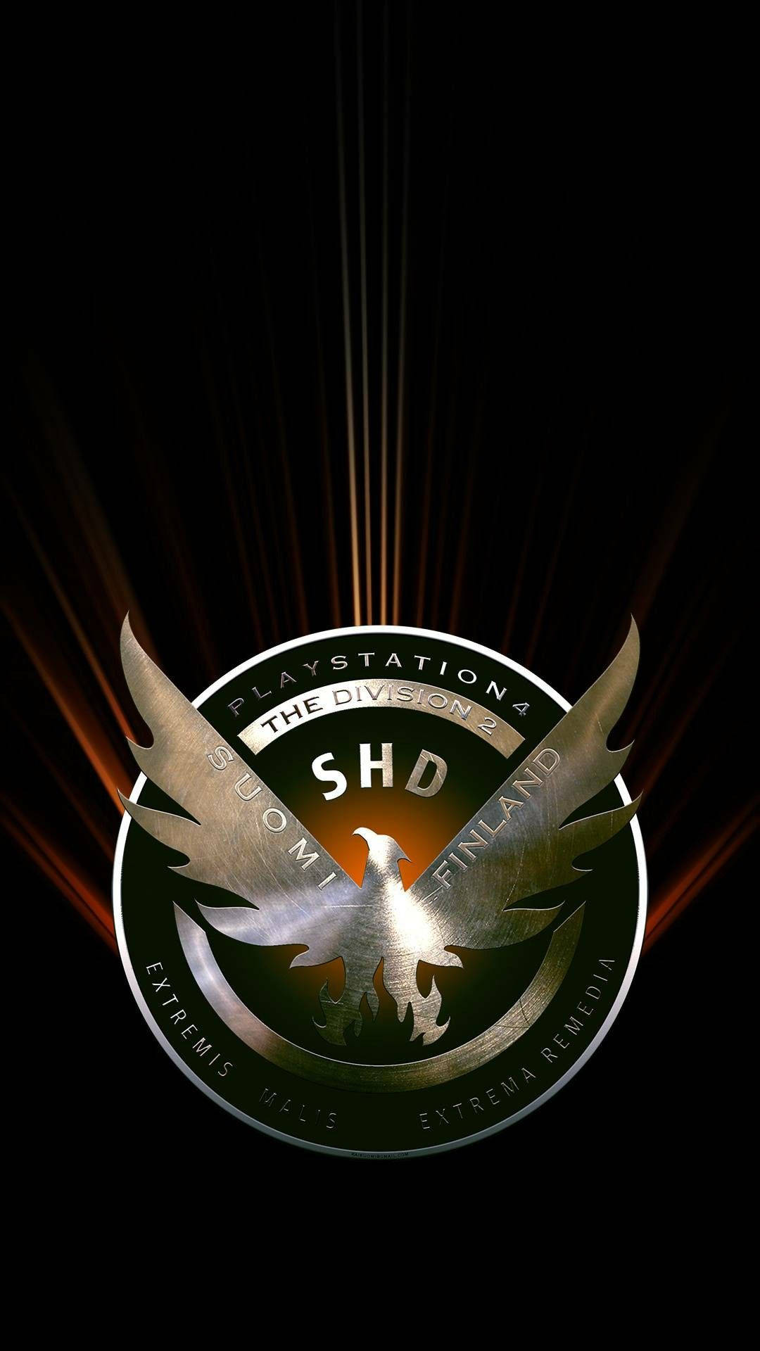 A Logo With An Eagle On It Background