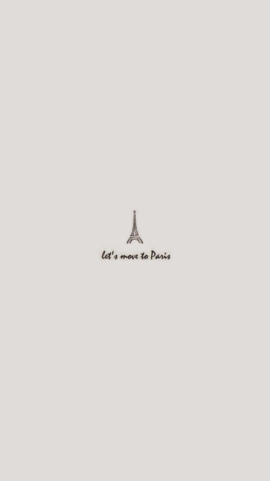 A Logo With The Words'let Me Come To Paris' Background