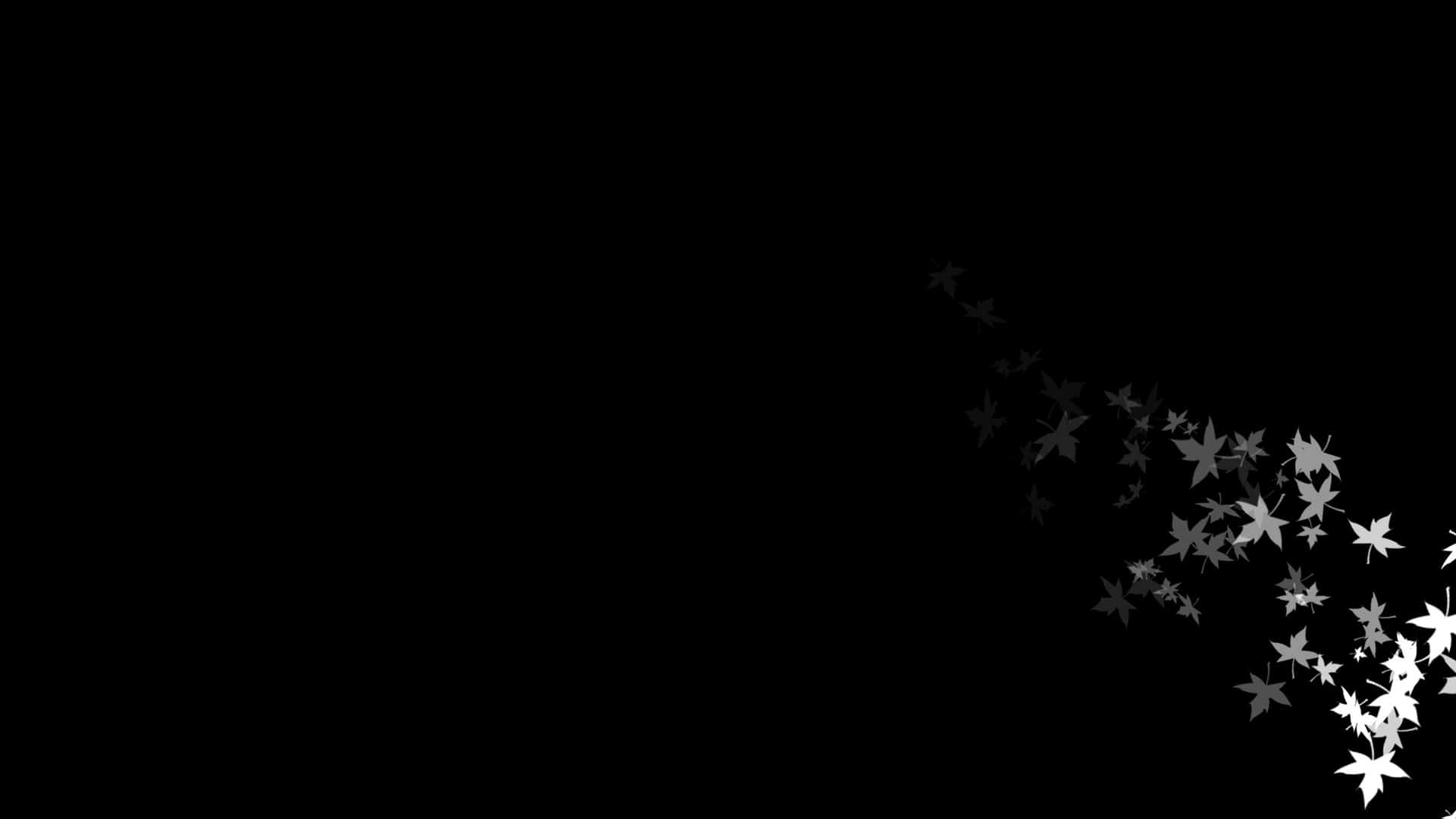 A Lonely Mac With A Dark Theme Background