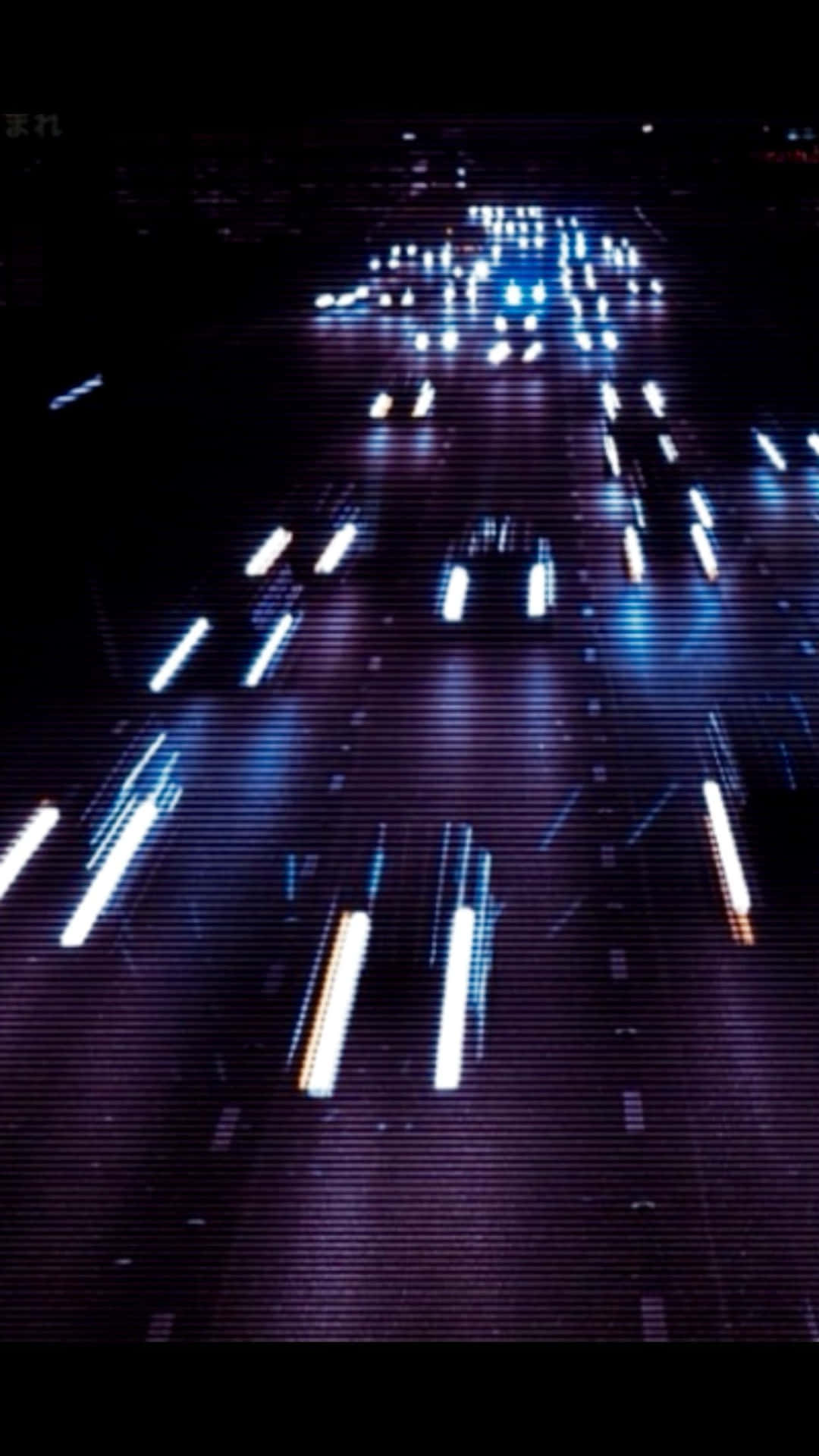 A Long Exposure Of Cars On A Highway At Night Background