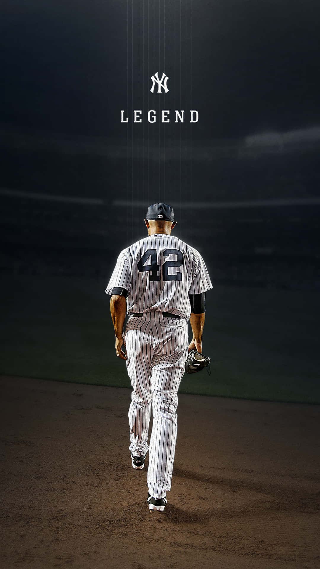 A Look At The Ny Yankees Iconic Logo Background