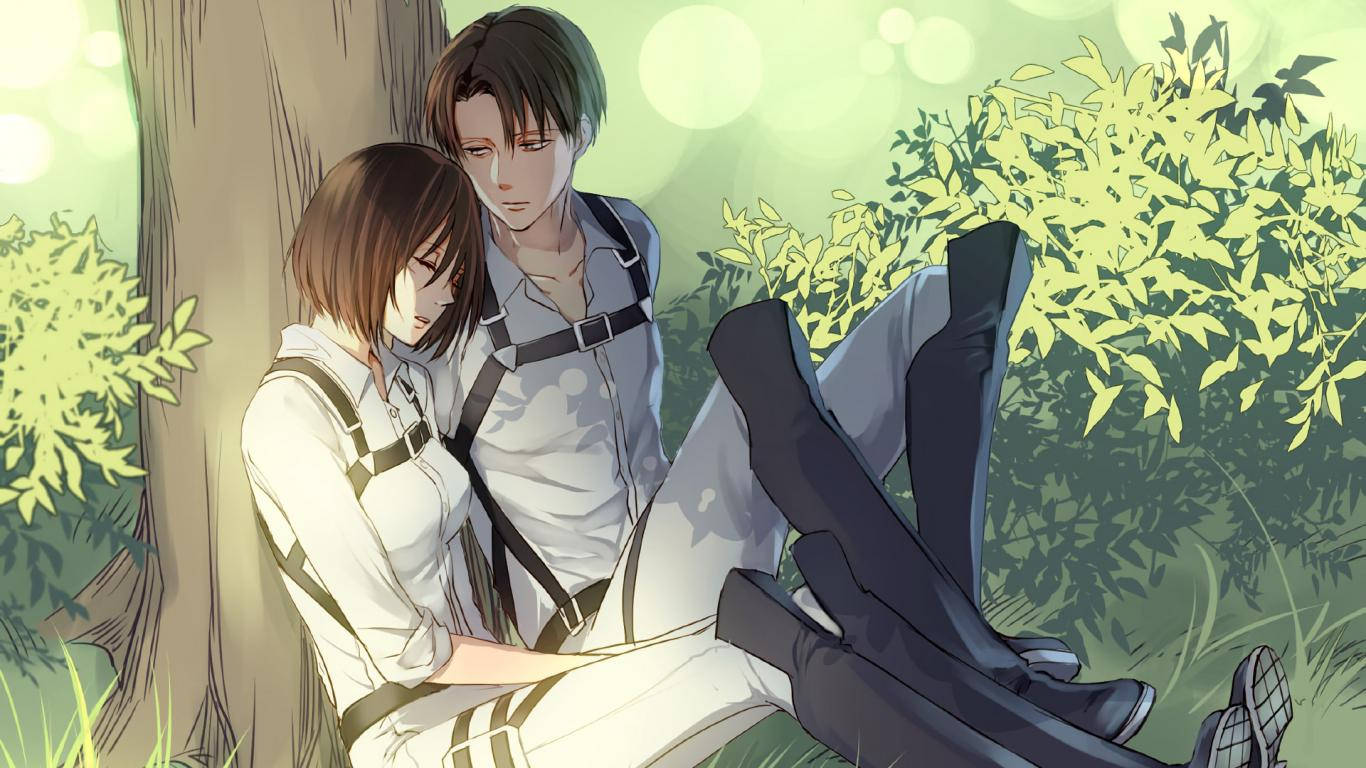 A Love Story For The Ages - Mikasa & Levi Background