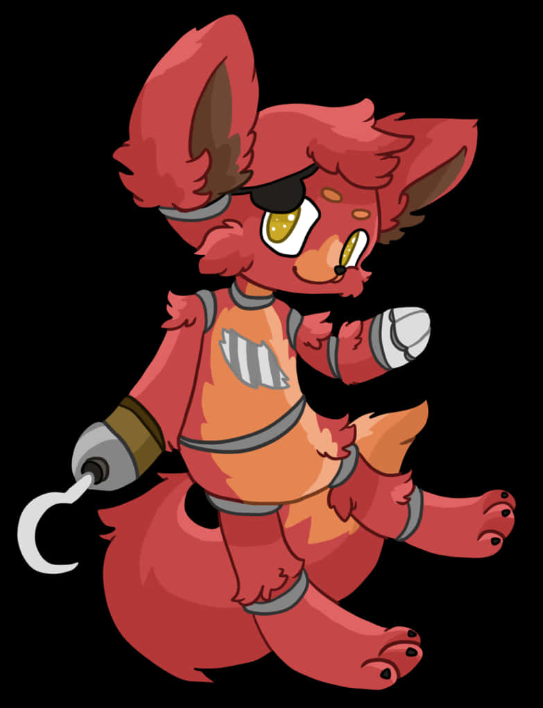 A Loveable Foxy, Ready To Light Up Your Day Background