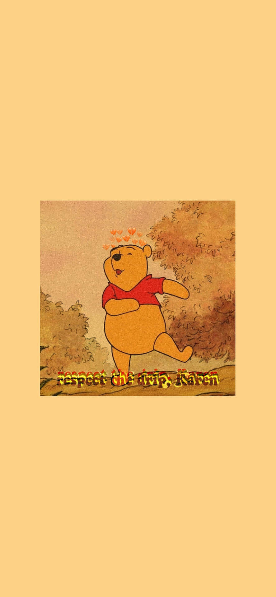 A Lovely Aesthetic Of Winnie The Pooh Background