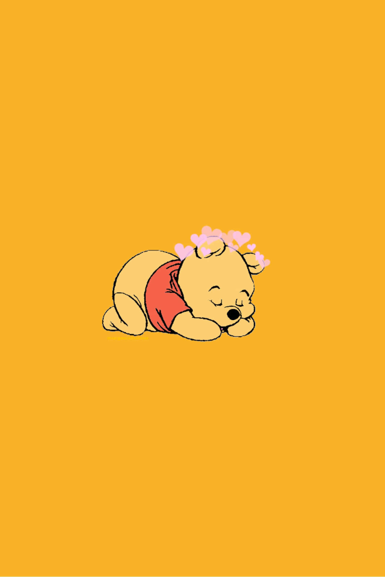 A Lovely Aesthetic With Winnie The Pooh Background