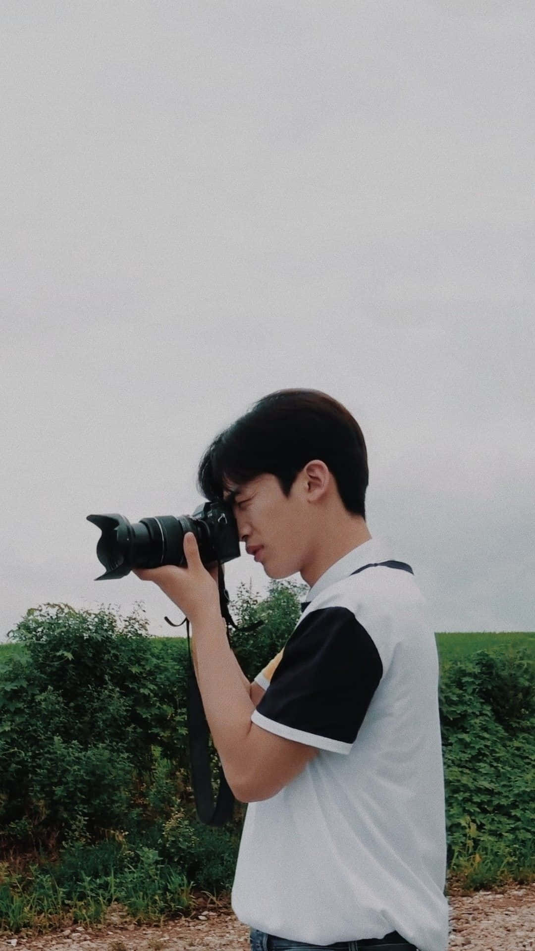 A Loving Couple Enjoying Their Time Together Outdoors Background