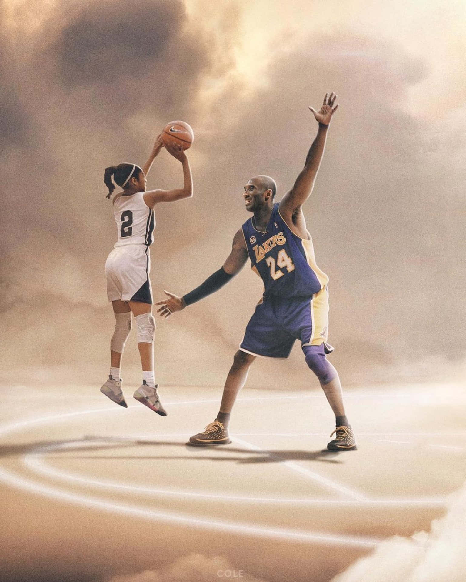A Loving Tribute To Kobe And Gigi Background