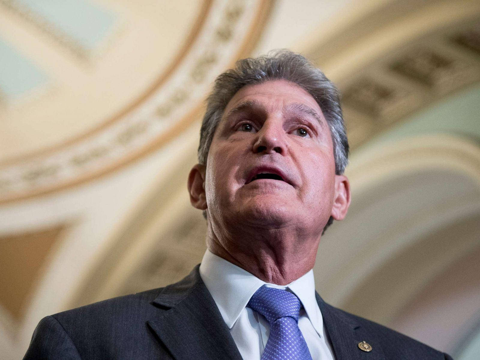 A Low Angle Photo Of Joe Manchin Background