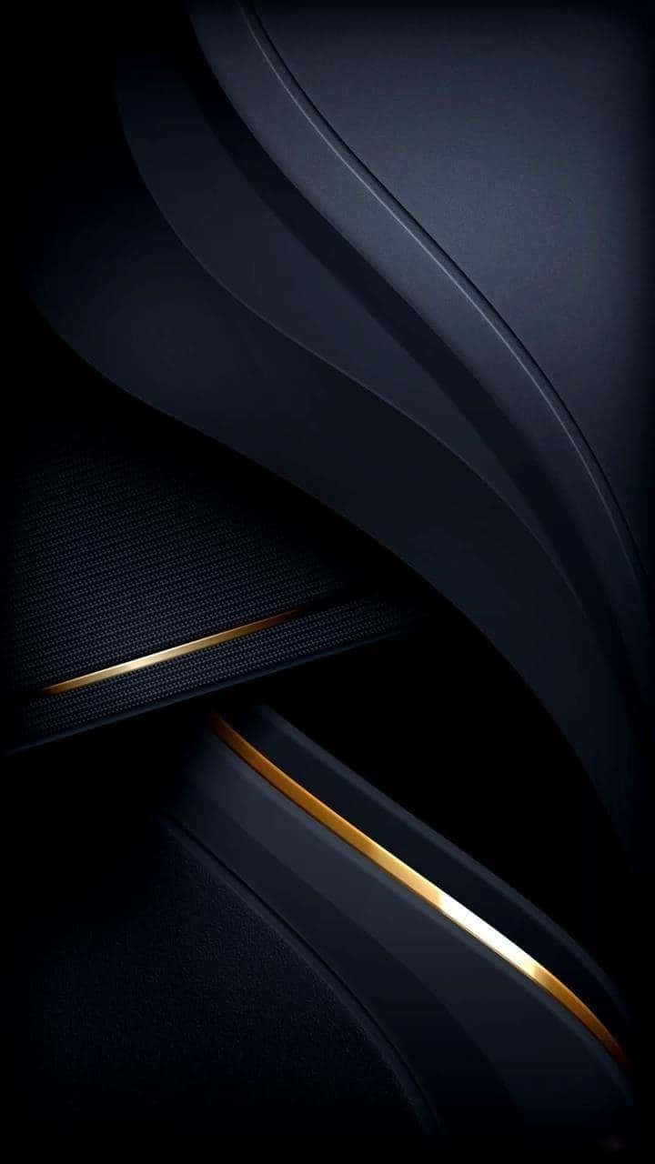A Luxurious Combination Of Elegant Black And Gold Background