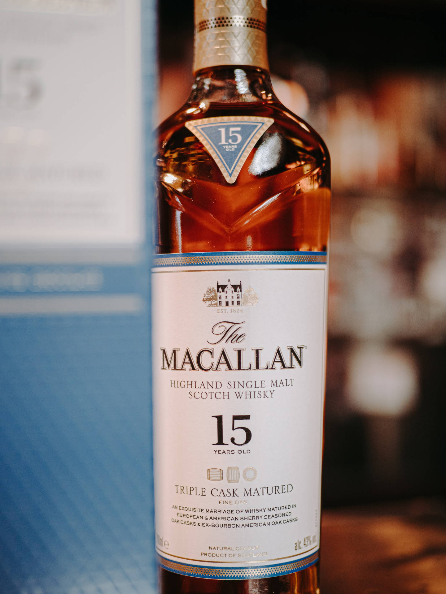 A Luxurious Taste: Macallan's Finest Whiskey Background