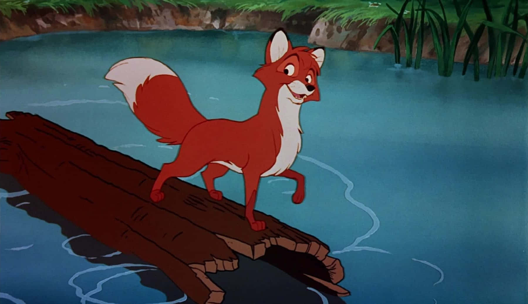 A Magical Friendship Unfolds - The Fox And The Hound Background