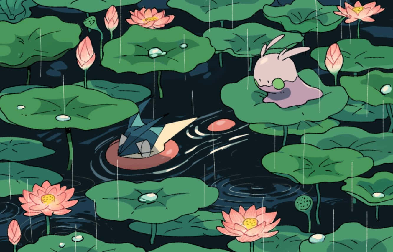 A Magical Goomy On A Lily Pad