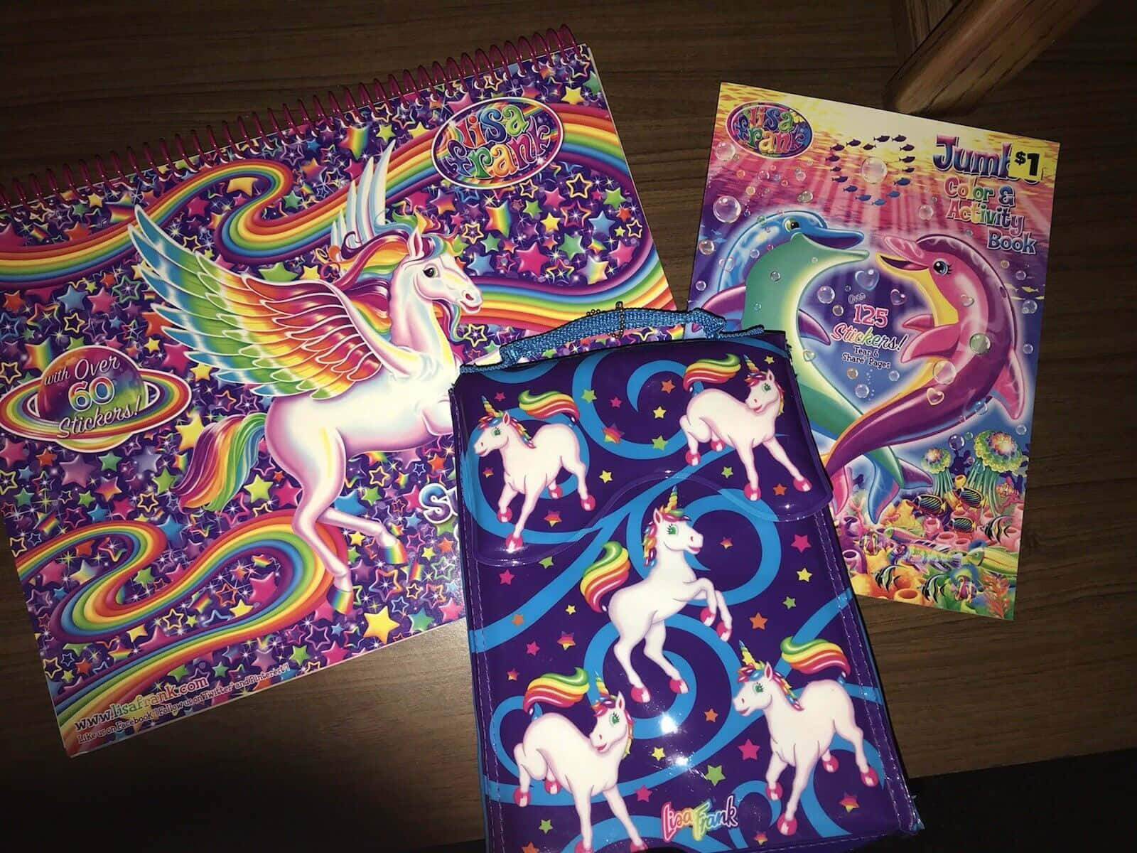 A Magical Lisa Frank Unicorn In All Its Glory! Background