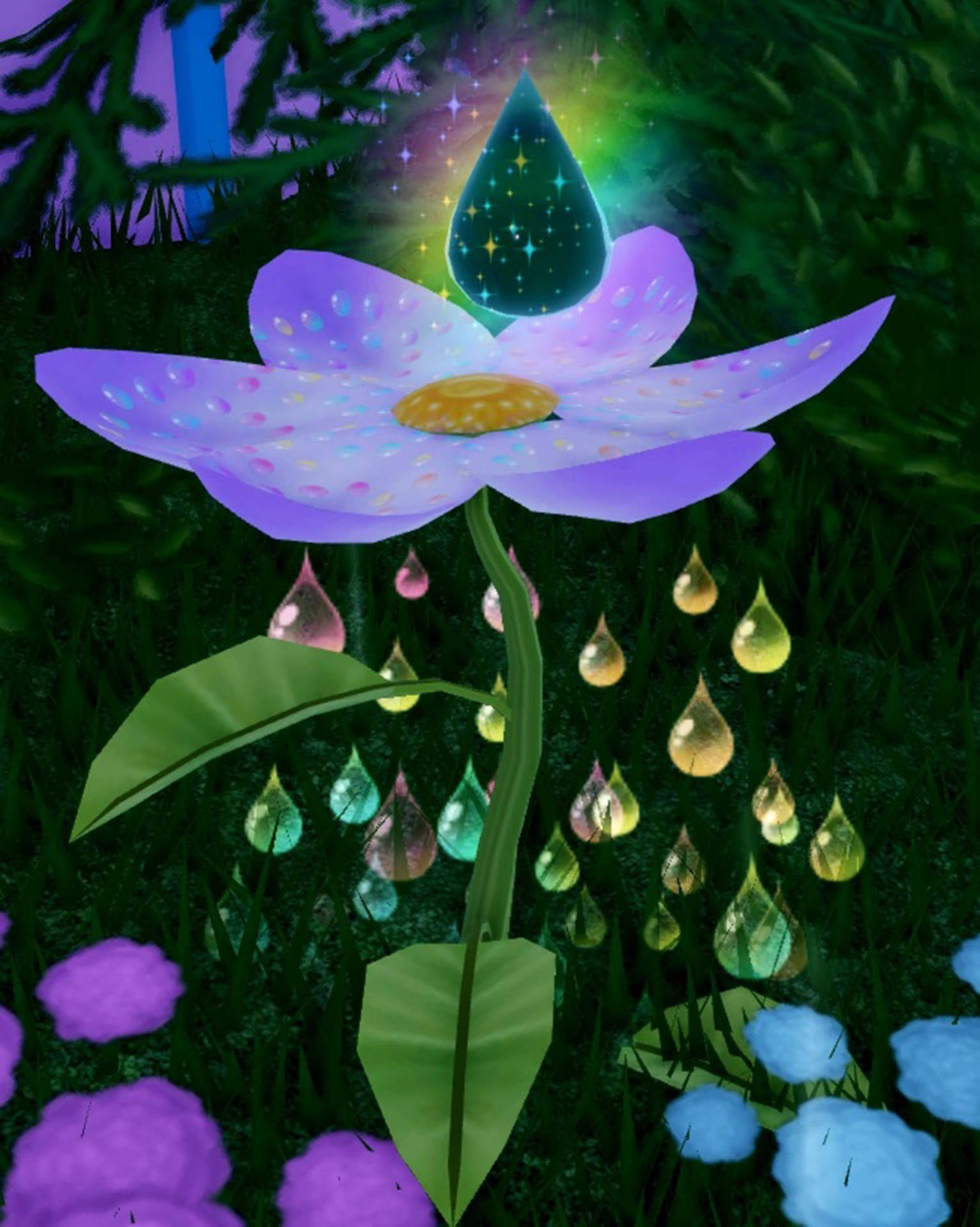 A Magical Moment In Royale High - Dewdrop Shower Flower