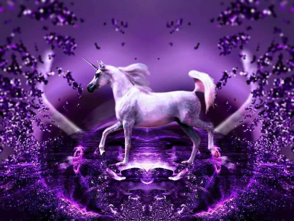A Magical Real Unicorn Background