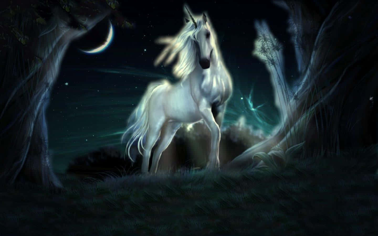 A Majestic And Beautiful Real Life Unicorn Background