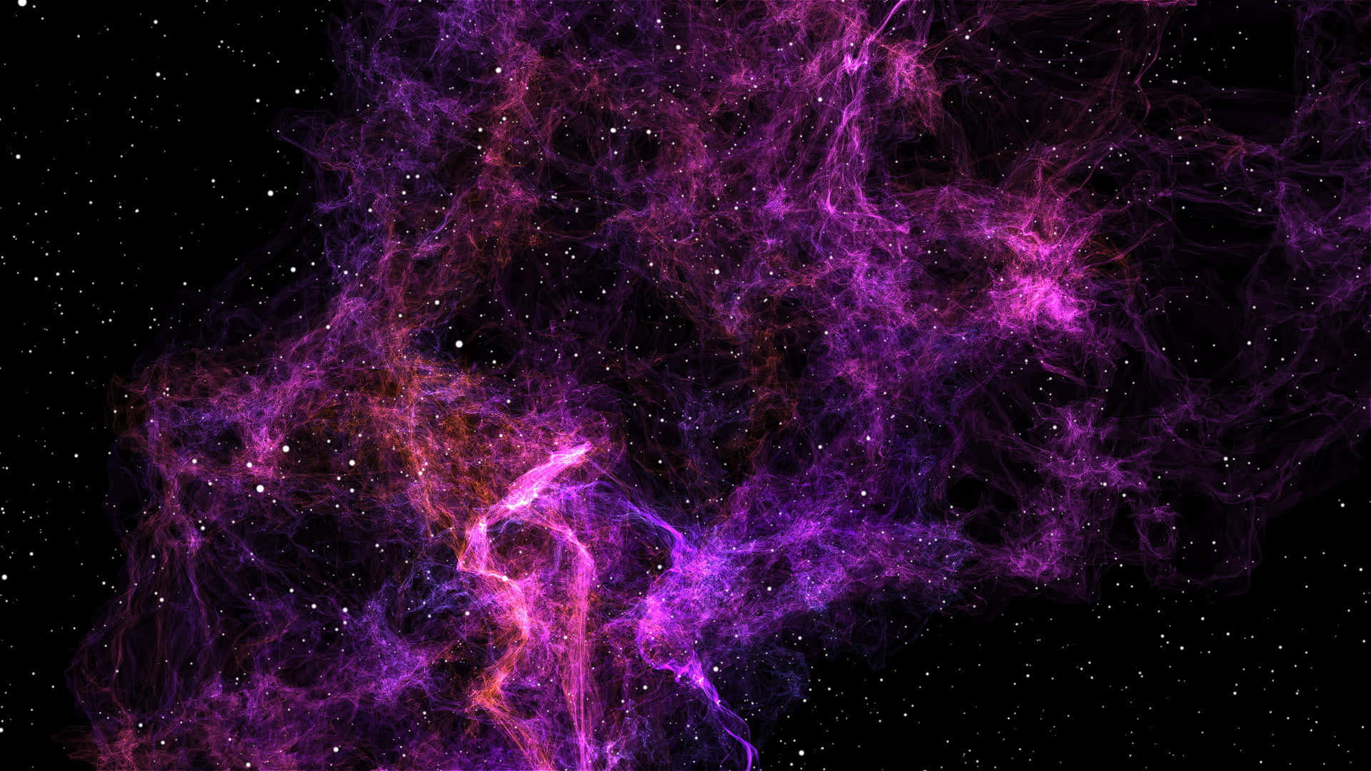 A Majestic And Captivating Black And Purple Galaxy Background