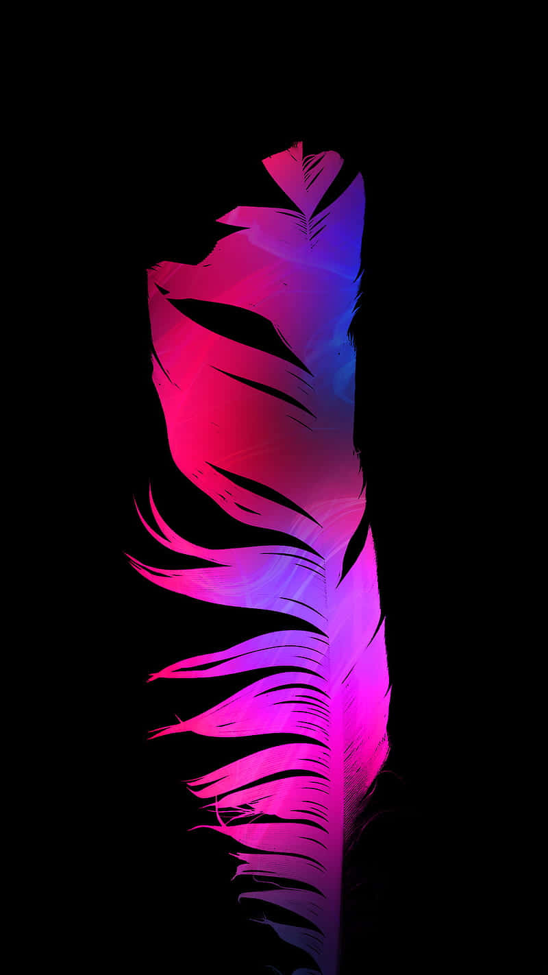 “a Majestic Display Of Color And Light On An Oled Screen” Background