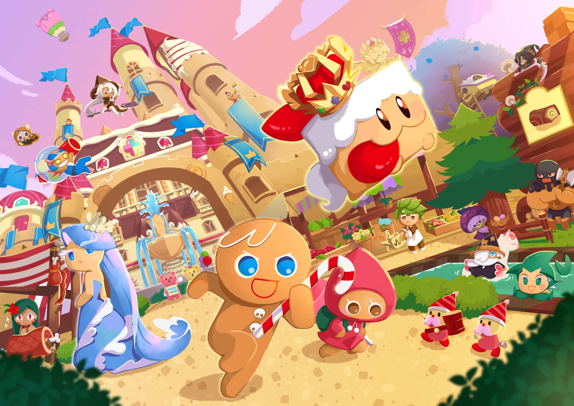 A Majestic Kingdom's Castle Background
