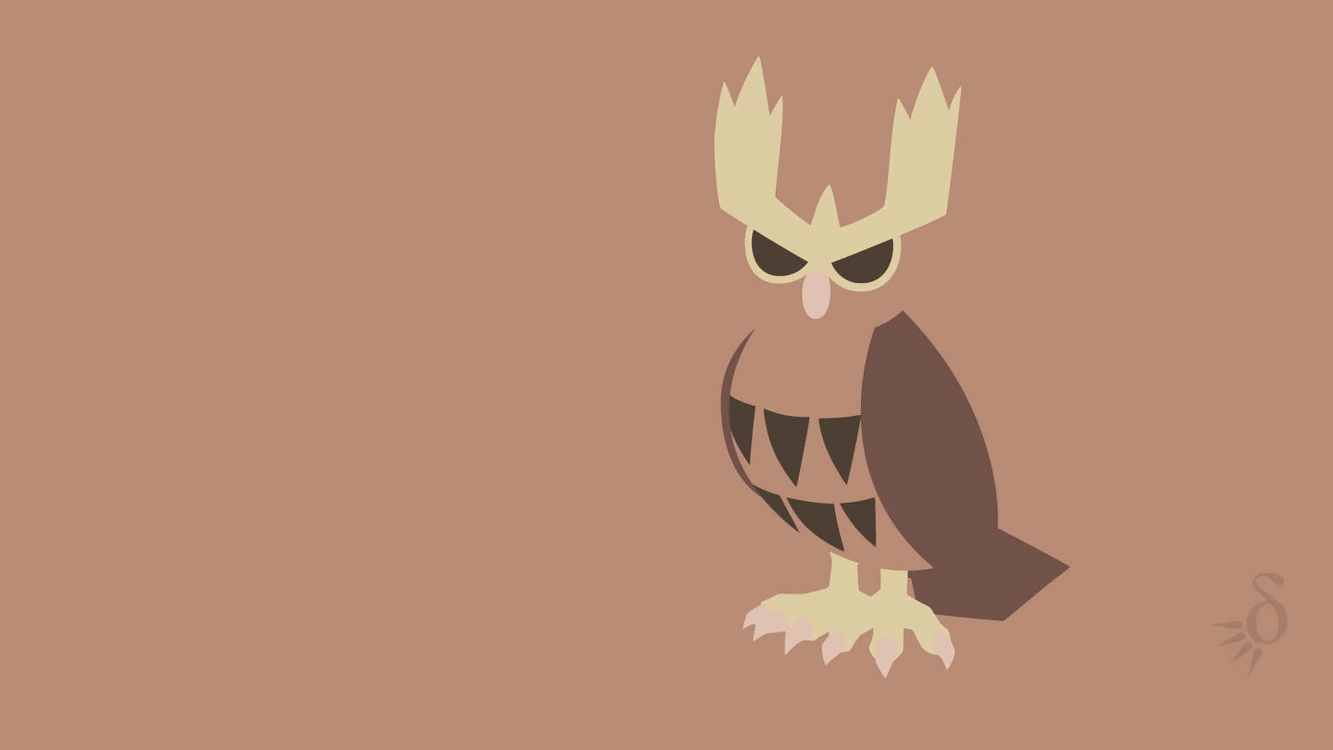 A Majestic Noctowl Glides Effortlessly Under The Moonlight Background