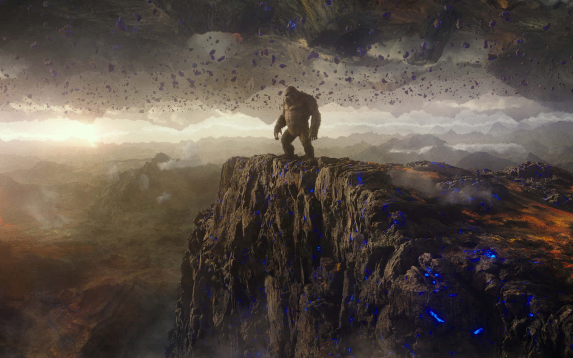 A Majestic Panorama Of Wakanda. Background