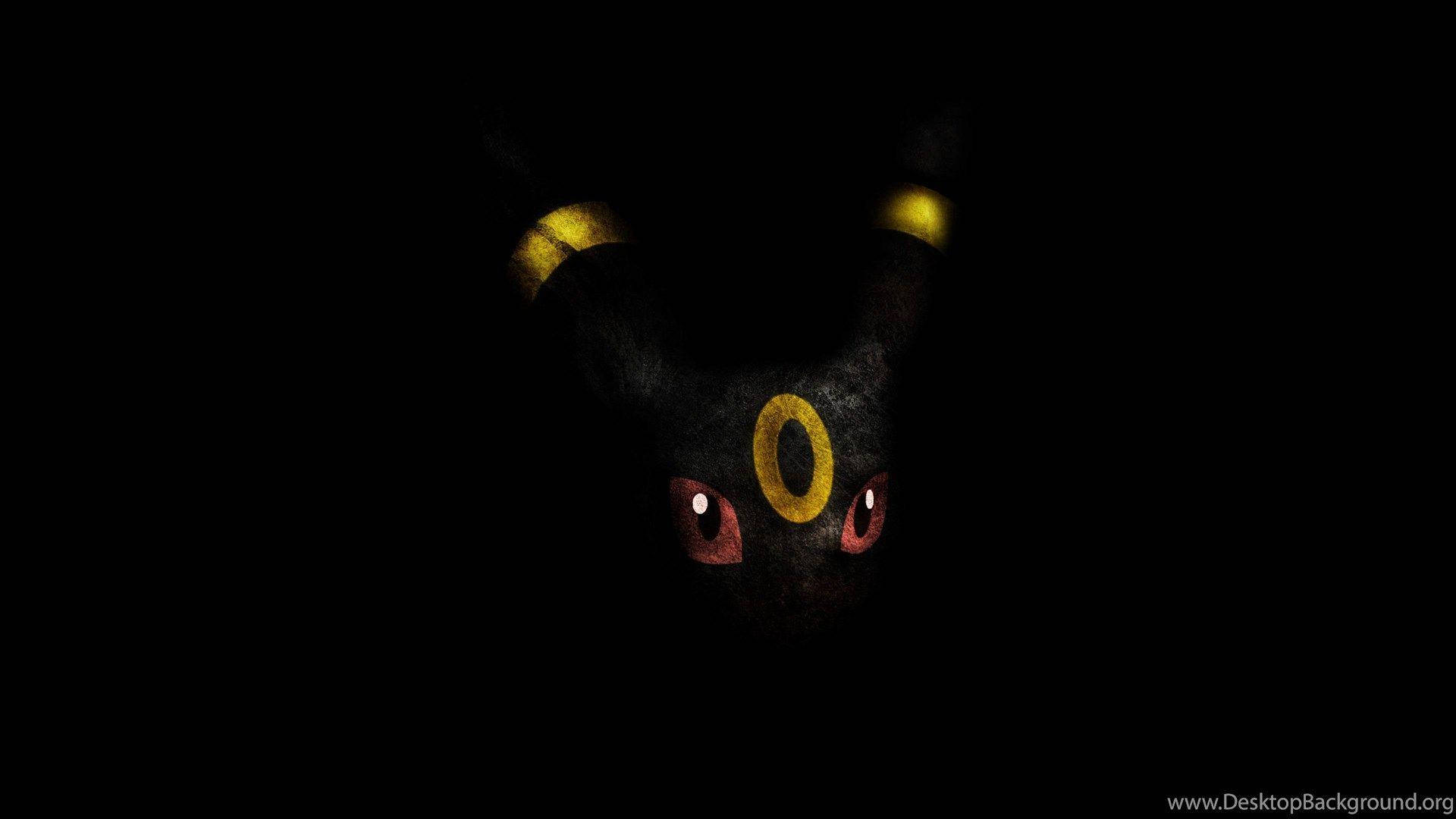 A Majestic Pose Of Umbreon Under The Full Moon