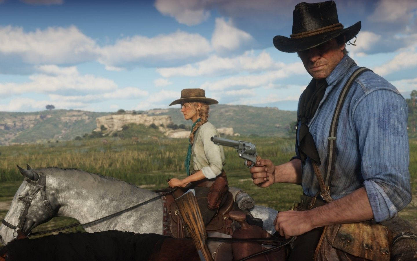 A Majestic Red Dead Redemption 2 Horse