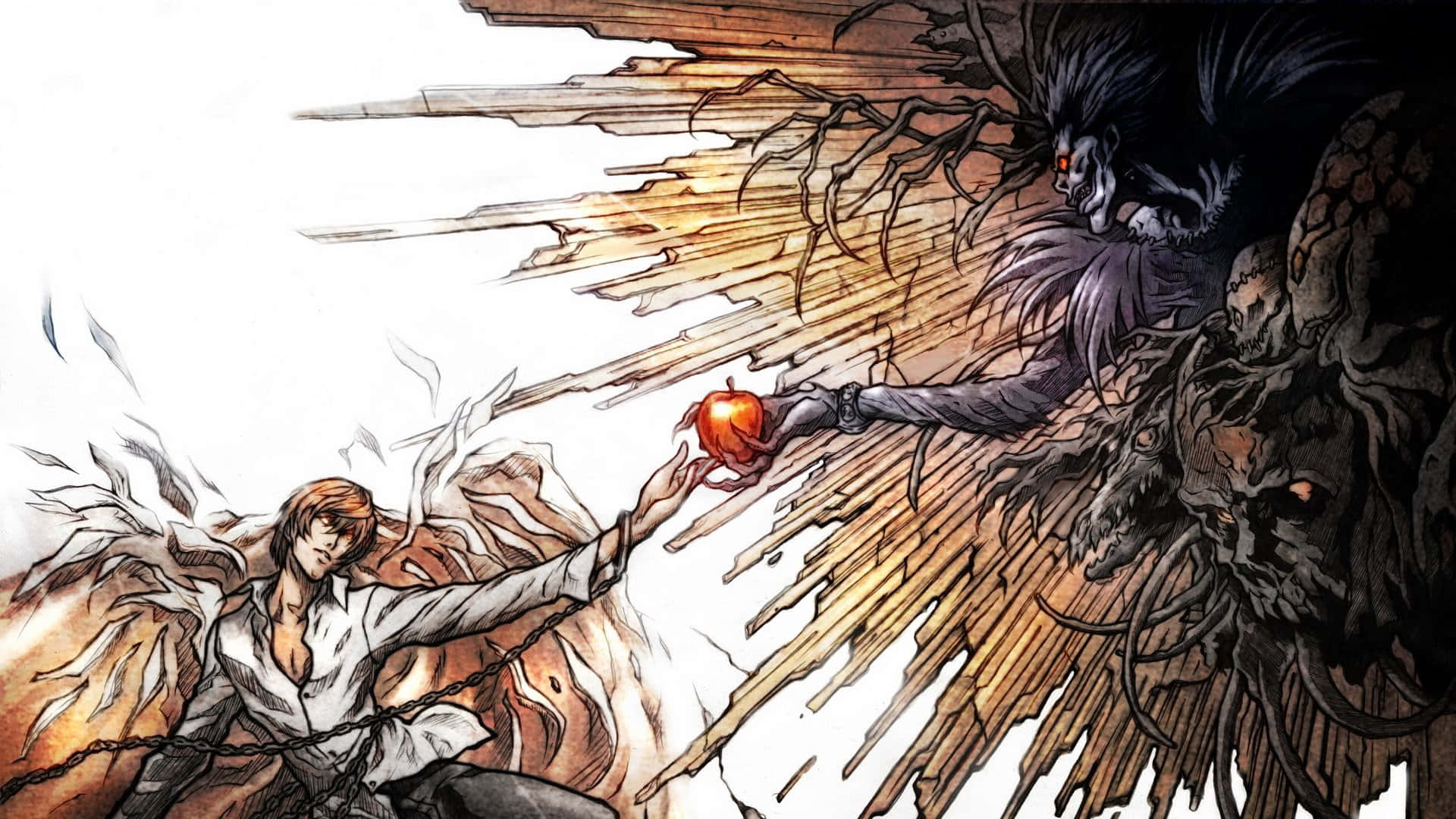 A Man And A Woman Are Holding Hands And A Heart Background