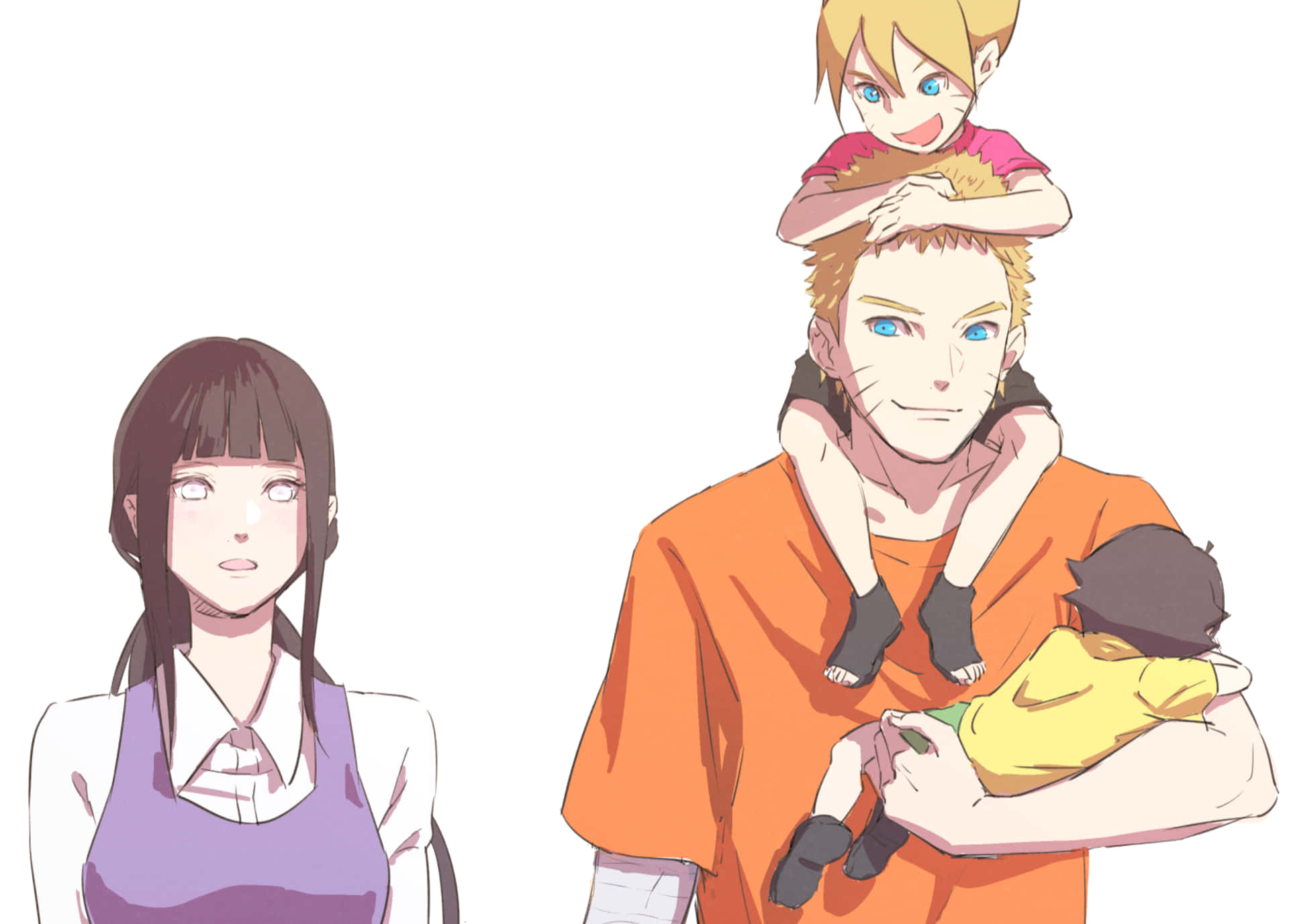 A Man And Woman Are Holding A Child Background