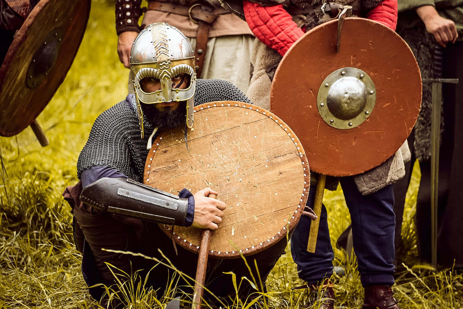 A Man In A Helmet