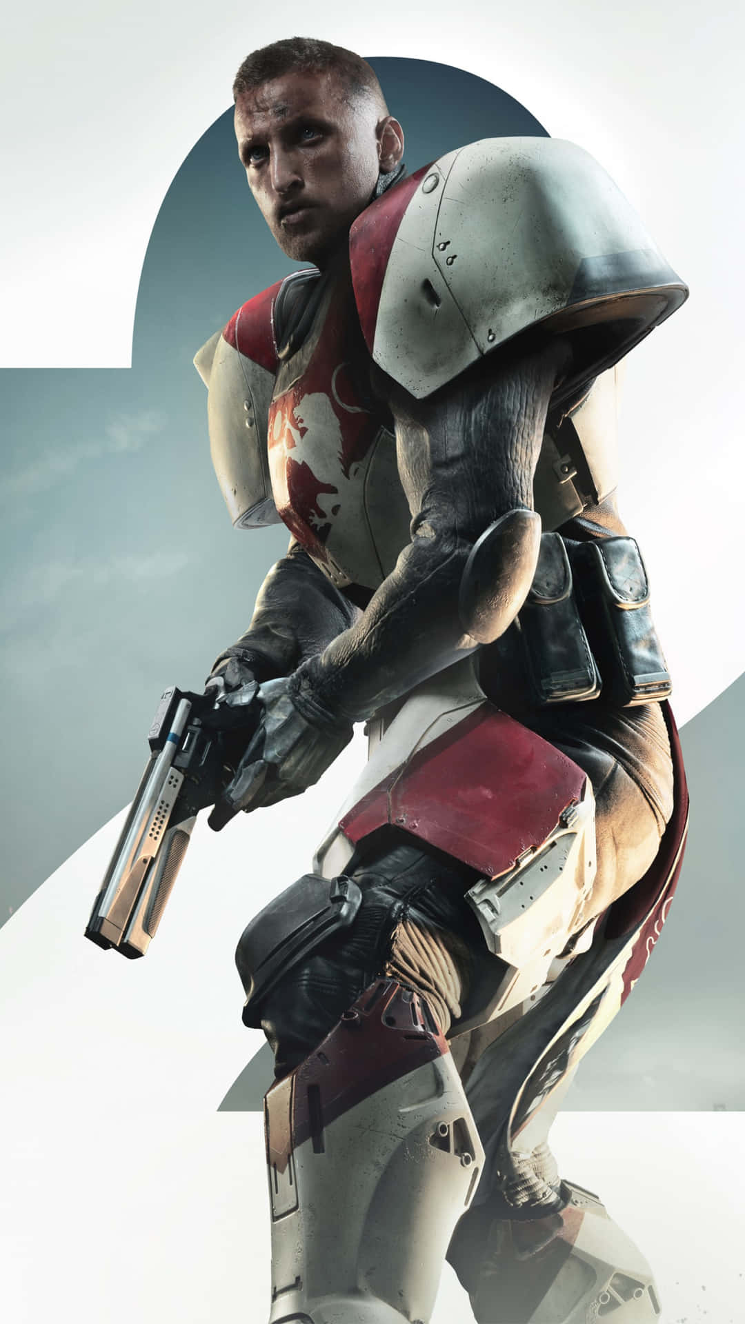 A Man In A Helmet Holding A Gun Background