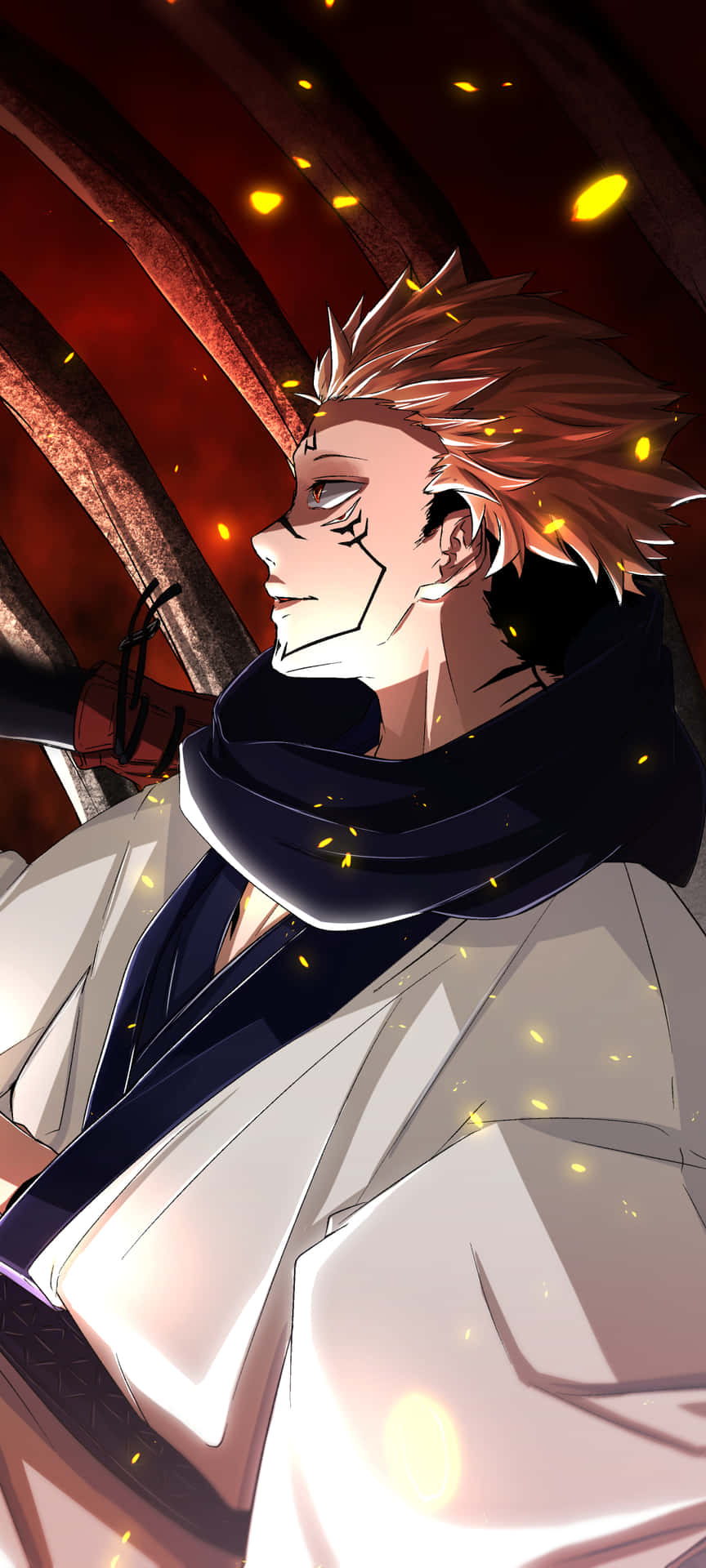 A Man In A Robe With A Sword Background