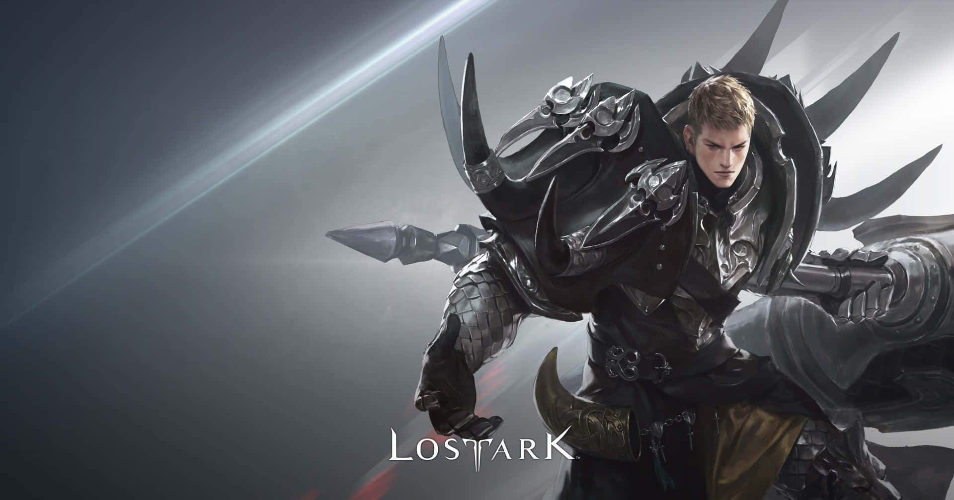 A Man In Armor With A Sword