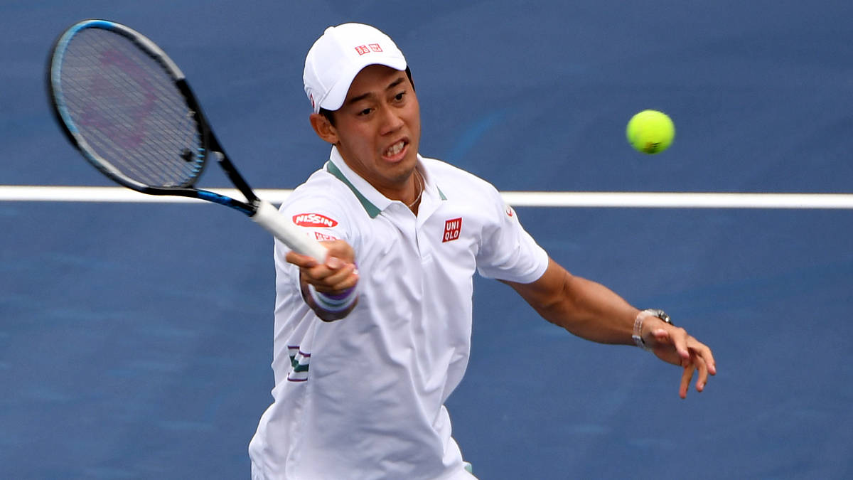 A Man Playing Tennis