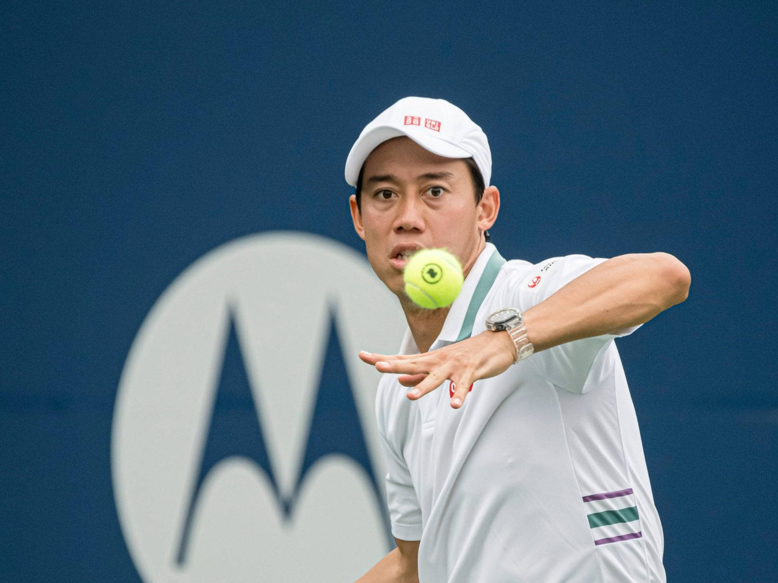 A Man Playing Tennis