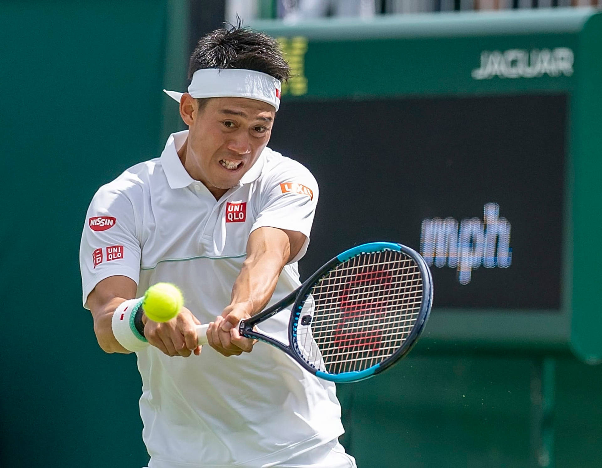 A Man Playing Tennis