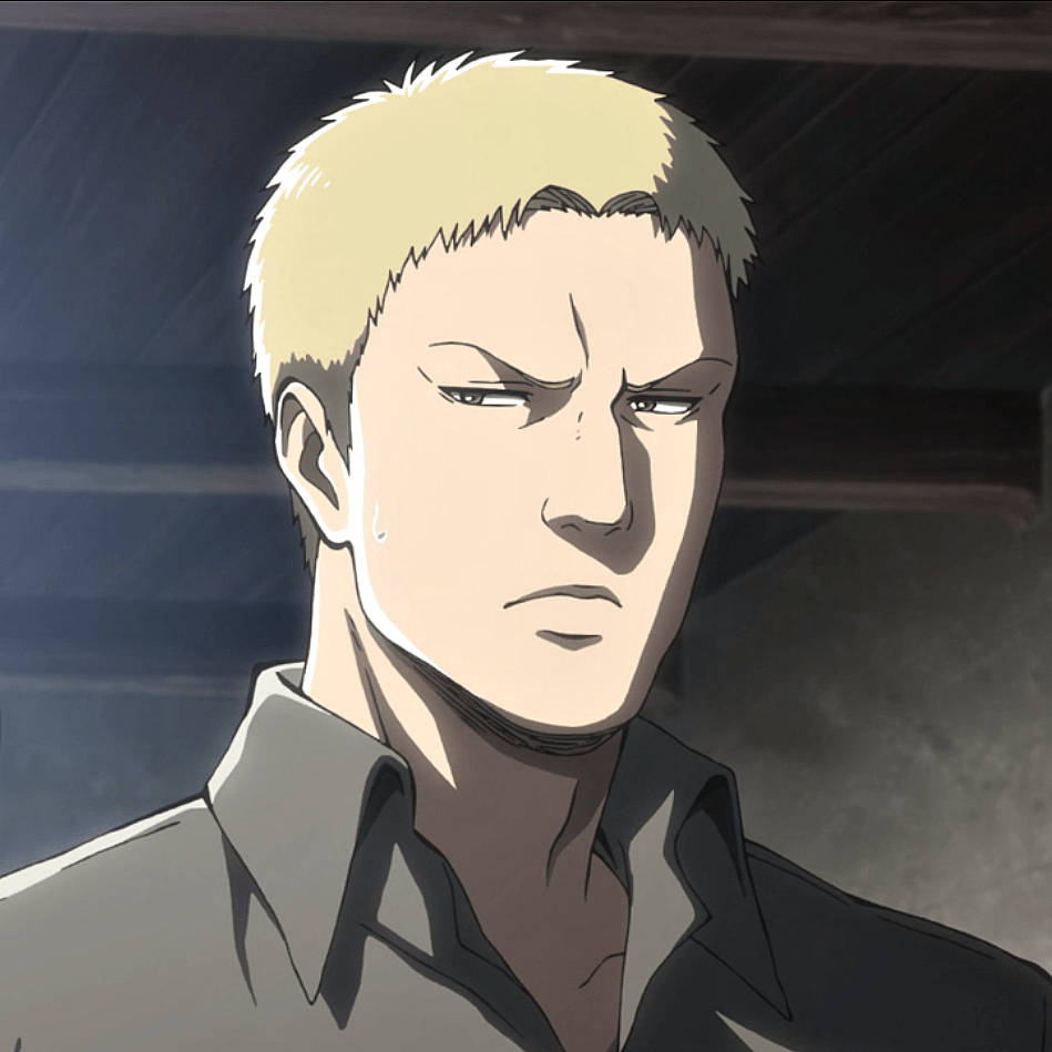 A Man With Blonde Hair Is Standing In A Dark Room Background