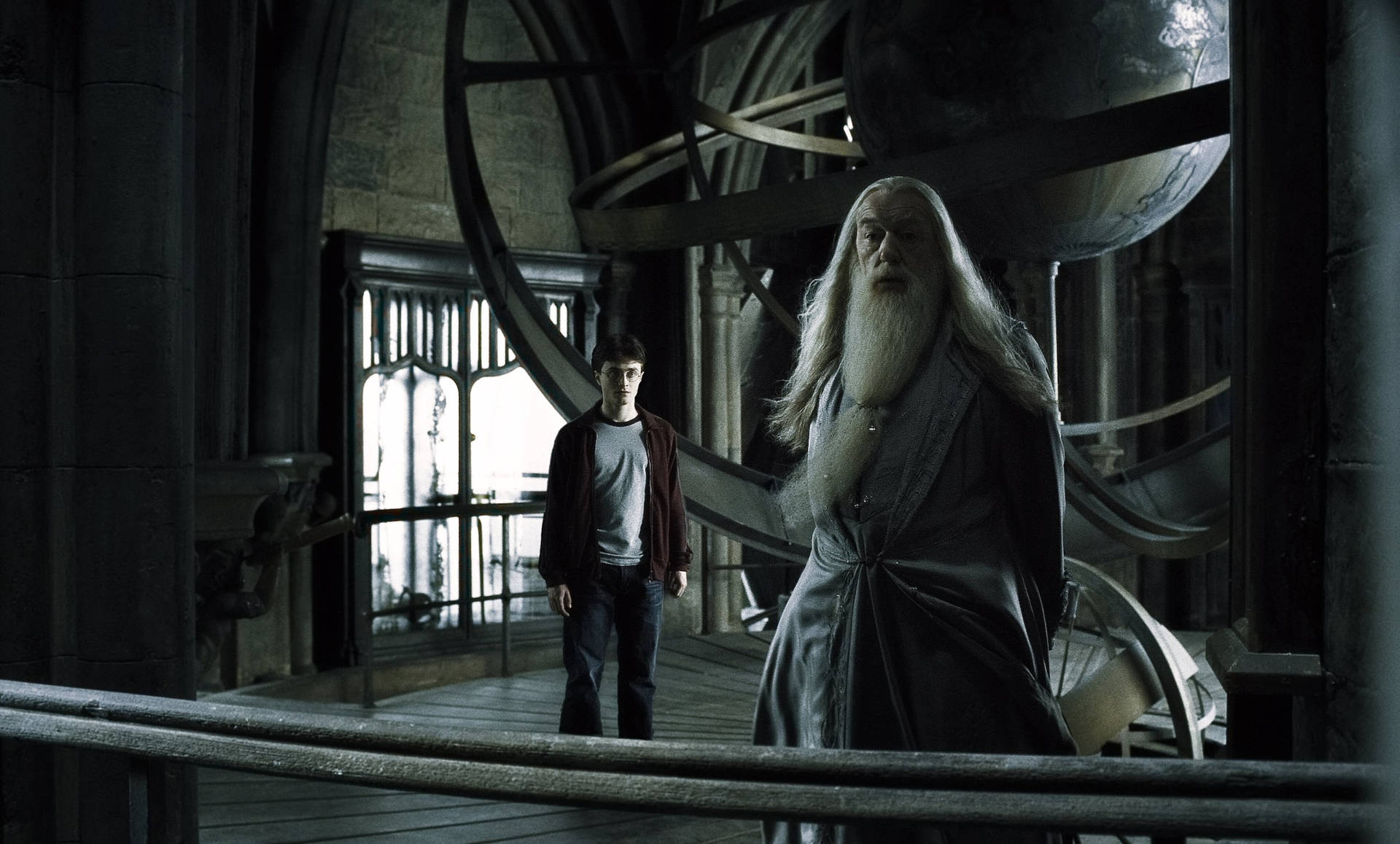 A Masterful Portrait Of Albus Dumbledore Background