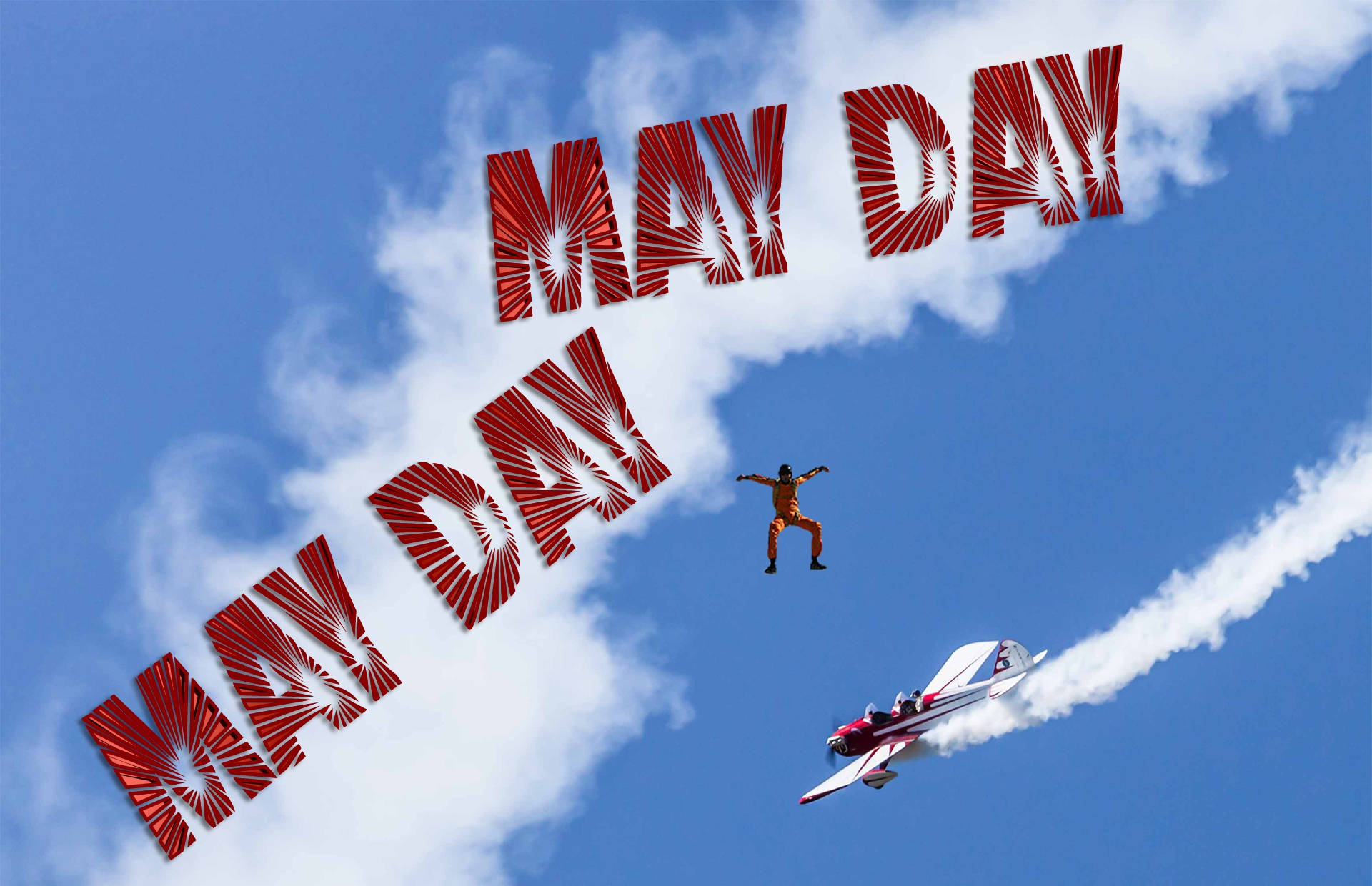 A May Day Air Show Background
