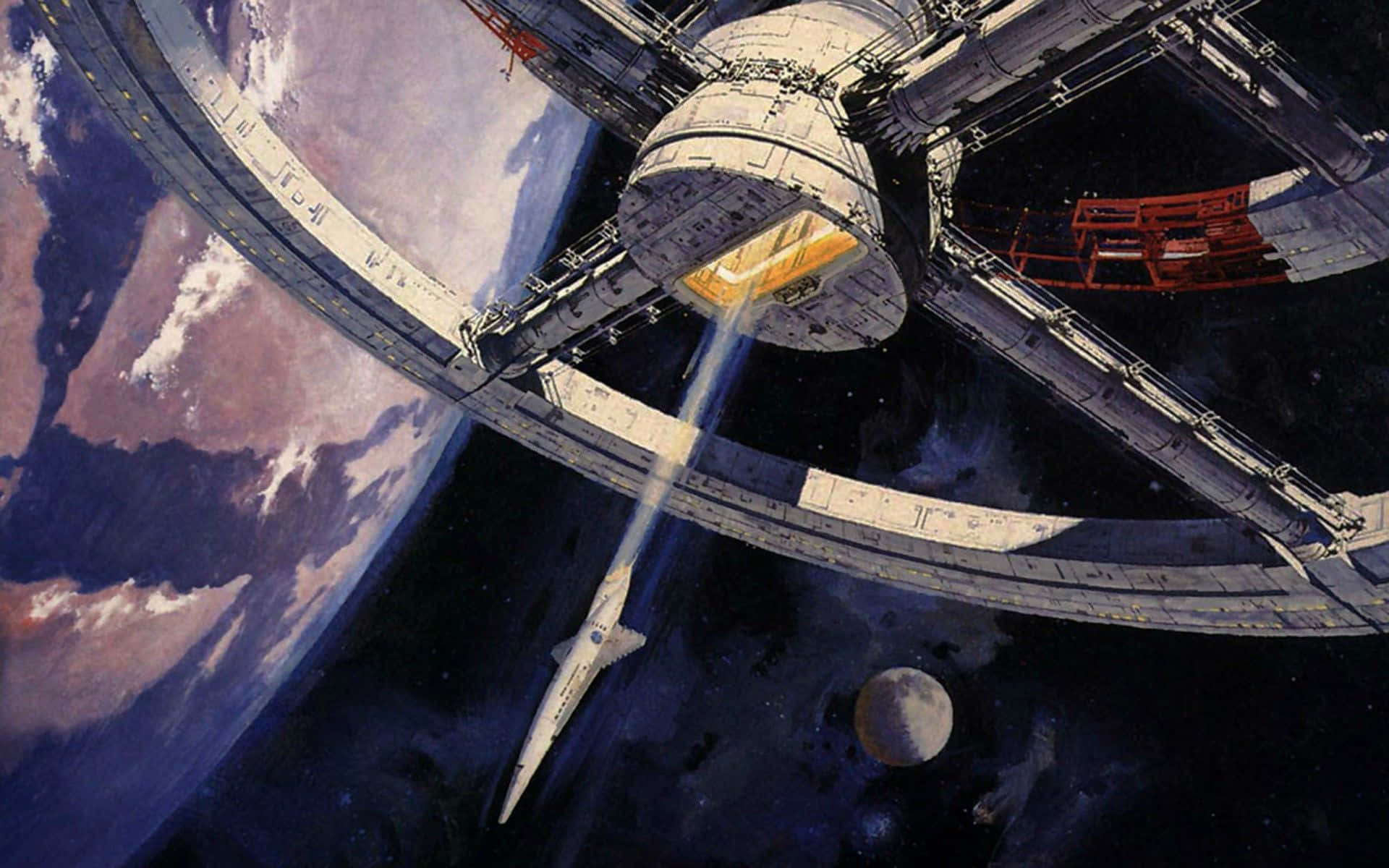 A-maze-ing Star Child From Sci-fi Classic 2001: A Space Odyssey Background