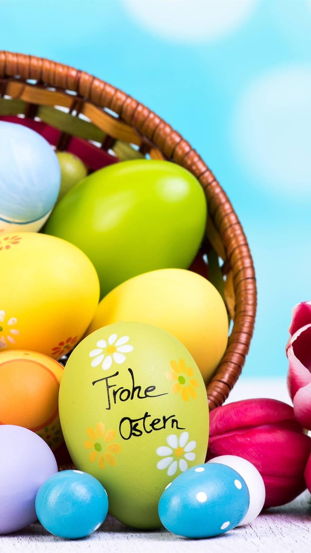A Merry Easter With A Sparkle Of Joy Background
