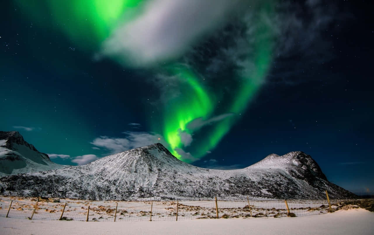 A Mesmerizing Display Of Aurora Borealis