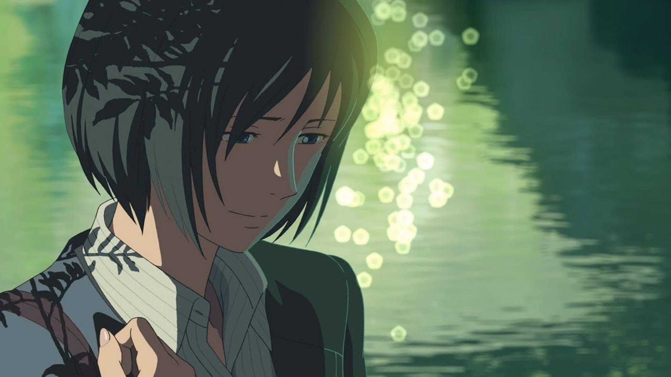 A Mesmerizing Lo Fi Anime Scene Illuminated By Twilight Hues Background