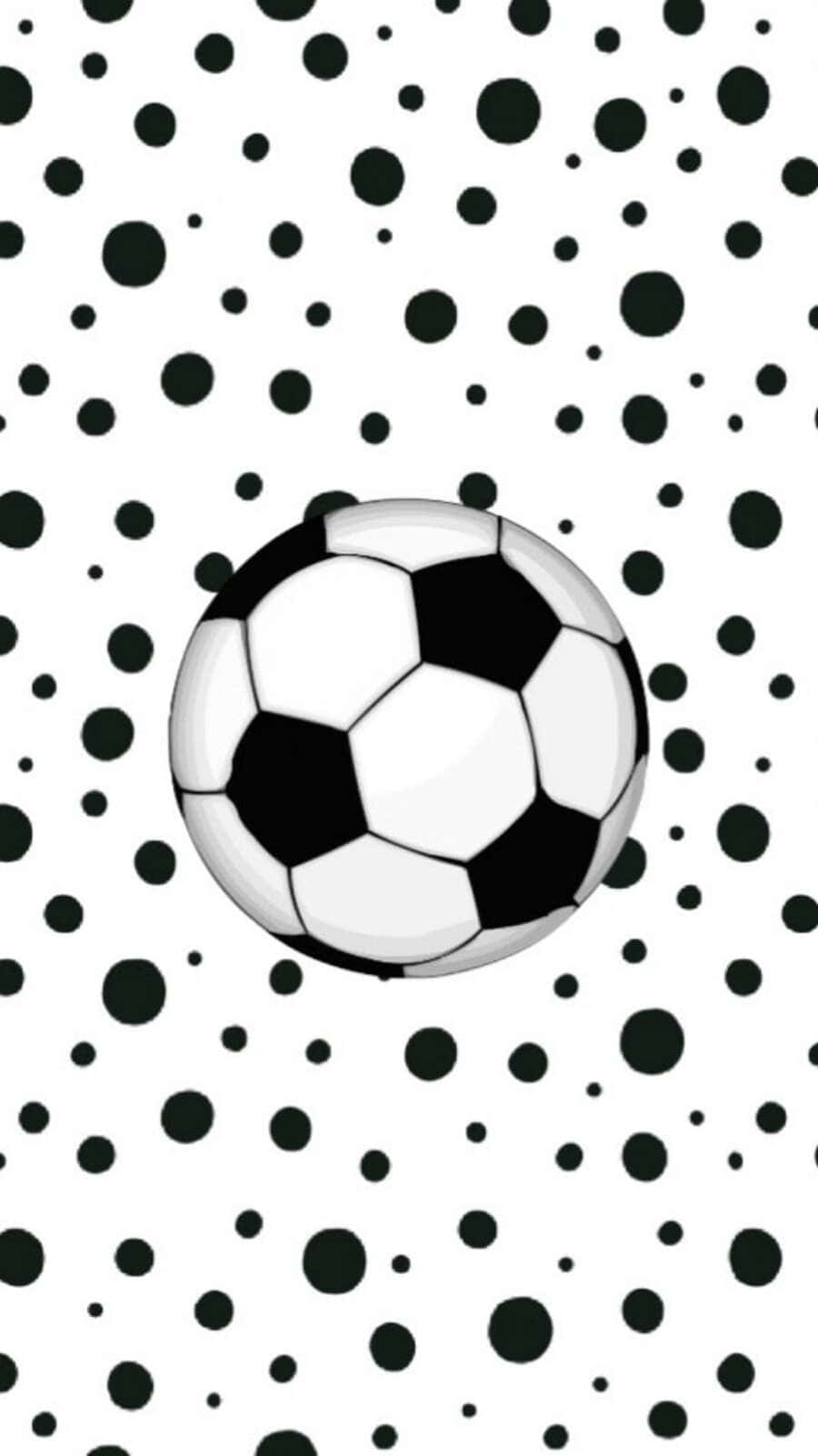 A Mesmerizing Pattern Of Black And White Dots Background