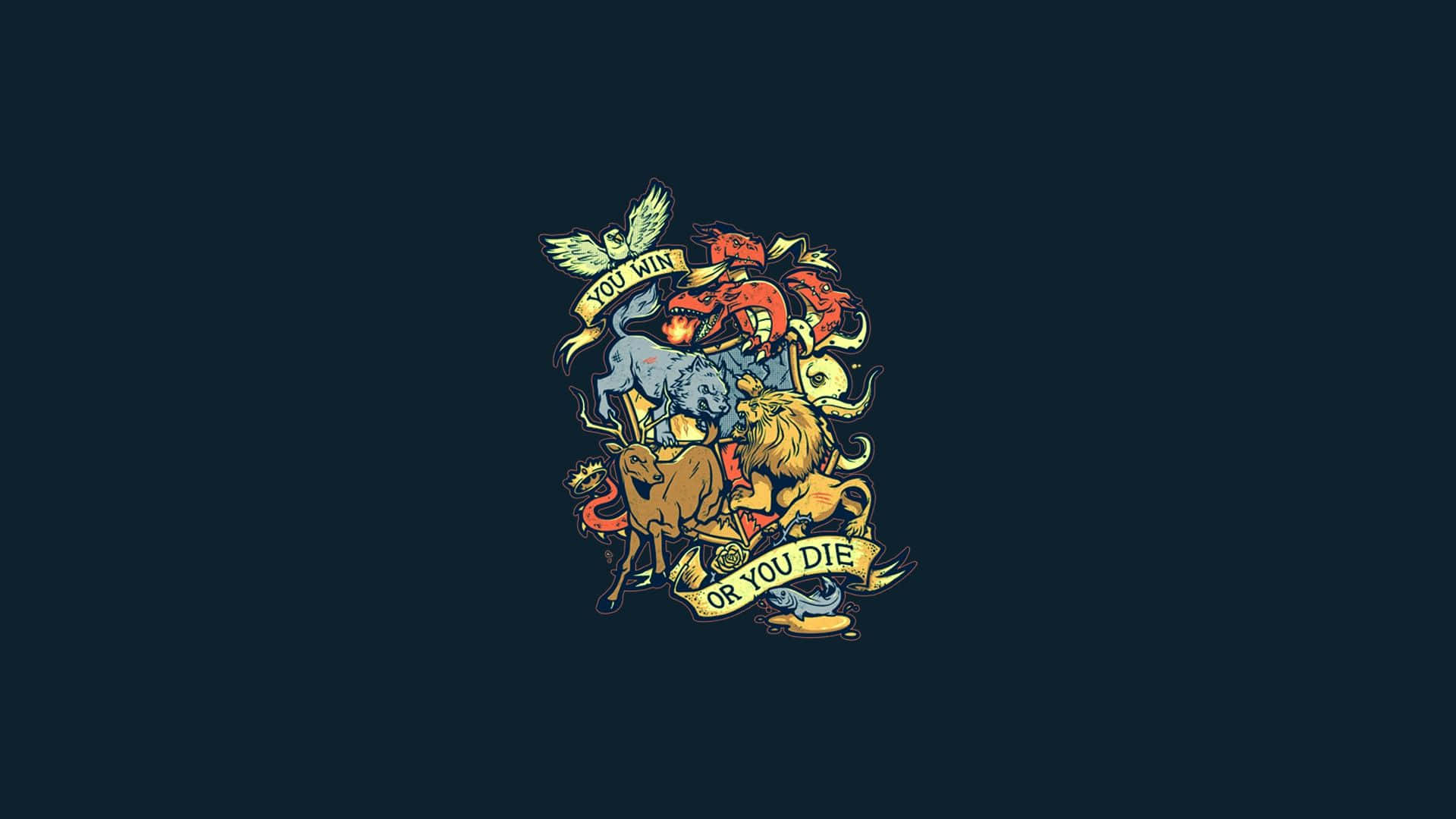 A Minimalist Geek's Workstation Background